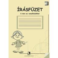 Írásfüzet 6 mm-es vonalközökkel