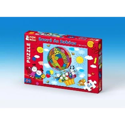 BOGYÓ ÉS BABÓCA PUZZLE - LÉGHAJÓ