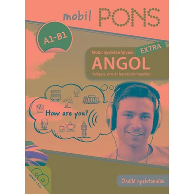 PONS MOBIL NYELVTANFOLYAM - ANGOL EXTRA (KÖNYV+2CD)
