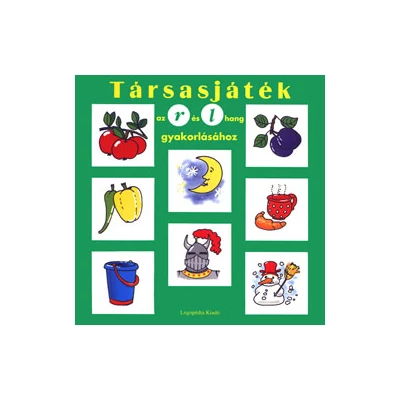 Társasjáték az r és l hang gyakorlásához