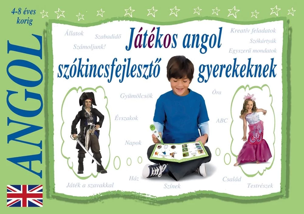 JÁTÉKOS ANGOL SZÓKINCSFEJLESZTŐ GYEREKEKNEK