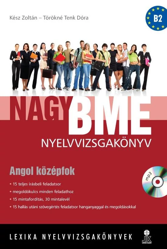 NAGY BME NYELVVIZSGAKÖNYV - ANGOL KÖZÉPFOK, ÍRÁSBELI + MP3 CD