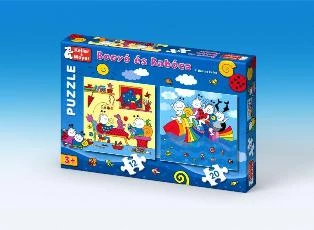 BOGYÓ ÉS BABÓCA PUZZLE - SZIVÁRVÁNYHAL
