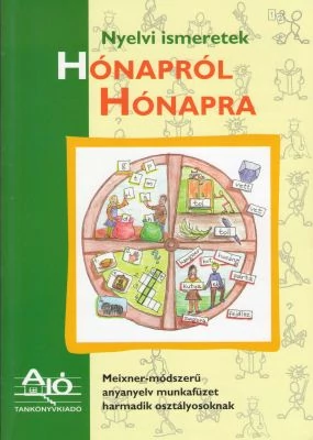 Nyelvi ismeretek HÓNAPRÓL HÓNAPRA Meixner-módszerű anyanyelv munkafüzet harmadik osztályosoknak.