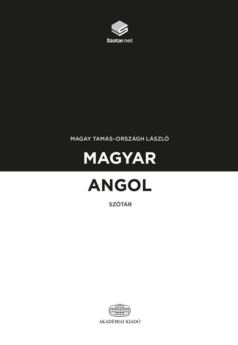 Magyar-angol szótár + online szótárcsomag